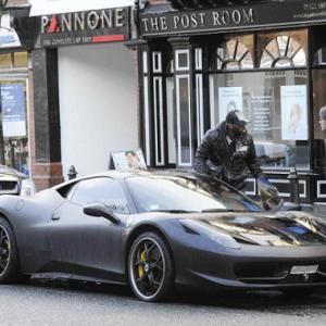 Saha Crashed Ferrari
