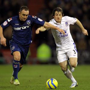 Oldham players relishing Everton test