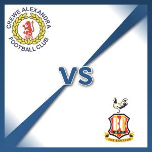 Bradford City away at Crewe Alexandra - Follow LIVE text commentary