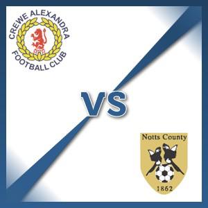 Notts County away at Crewe Alexandra - Follow LIVE text commentary