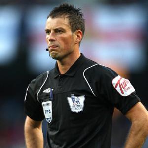 Mark Clattenburg will return on Sunday