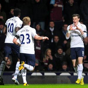 Bale bags brace as Spurs move into third