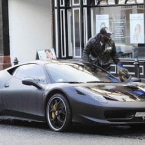 Saha Crashed Ferrari