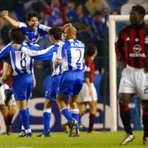 Top 10 Champions League shocks - 3 - Deportivo 4 AC Milan 0