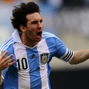 Messi's hat trick lifts Argentina over Brazil