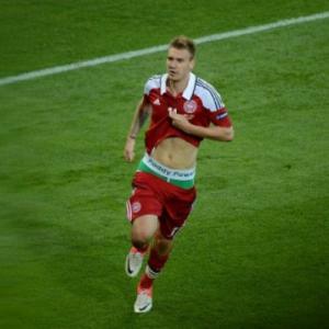 UEFA to look into Bendtner underpants celebration