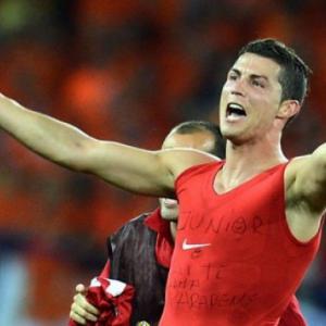Doting dad Ronaldo hails Portuguese achievement