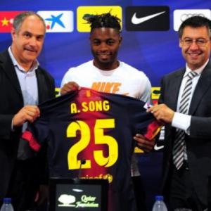 Song happy to join best team Barcelona