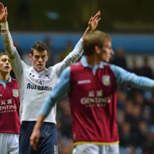 Bale treble sinks sorry Villa, puts Spurs fourth
