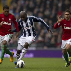 Luck smiles on West Brom in win over Swansea