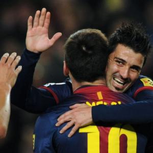 Barcelona on target as Messi, Villa combine to sink Rayo Vallecano