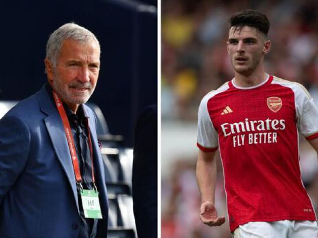 Arsenal star Declan Rice and Chelsea ripped apart as Graeme Souness ...
