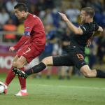 Ronaldo double sends Dutch crashing out