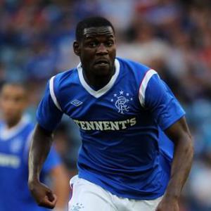 Man arrested after racist tweets to Rangers duo