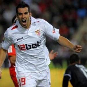 Negredo spot-kick gives Sevilla first away win