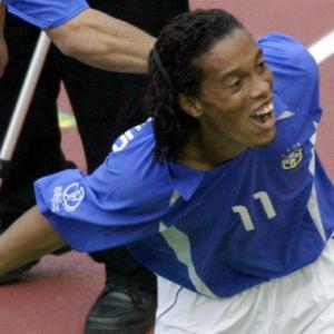 England v Brazil classics - Ronaldinho breaks England hearts in 2002