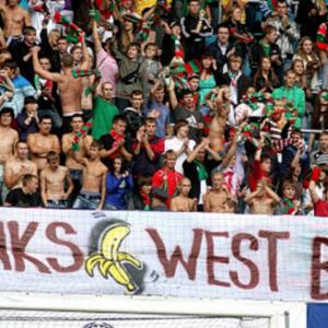 We're no racists: Russians hit back claiming banana banner was harmless 'slang'
